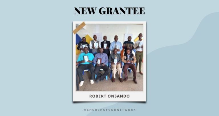 New COG Development Program Grantee: Robert Onsando