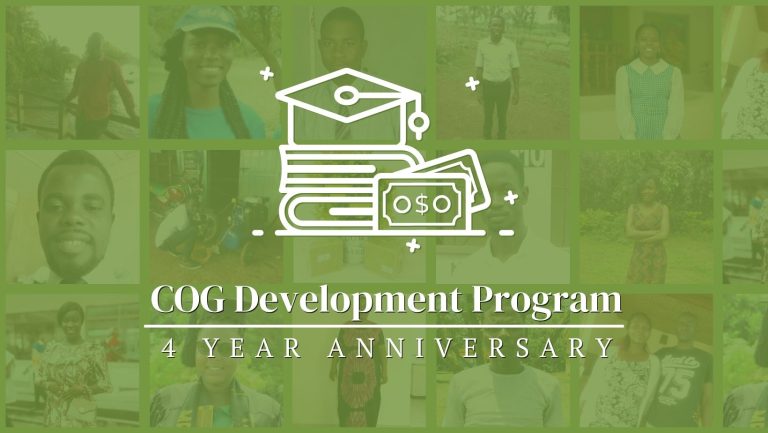 4 Year Anniversary of the COG Development Program!