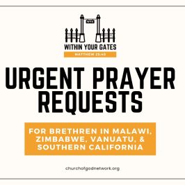WYG Update: brethren in crisis in California, Malawi, Zimbabwe, and Vanuatu