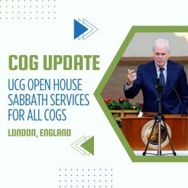 UCG London Open House Sabbath Services!