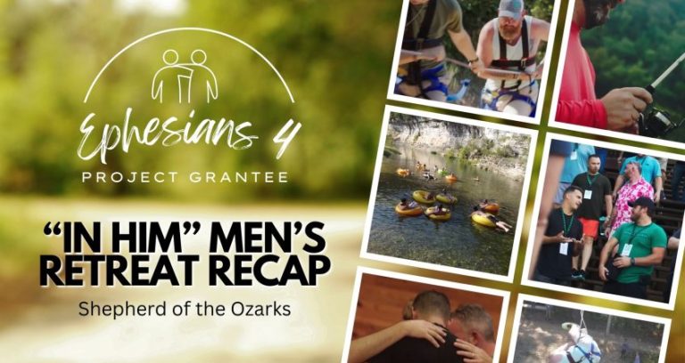 Ephesians 4 Project Update: 4th Annual “In Him” Men’s Retreat check-in