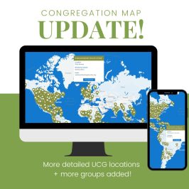 Congregation Map Updated — Over 1,650 Congregations Listed!