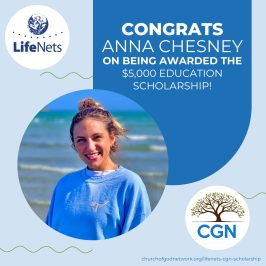 LifeNets & CGN Scholarship Award: Anna Chesney